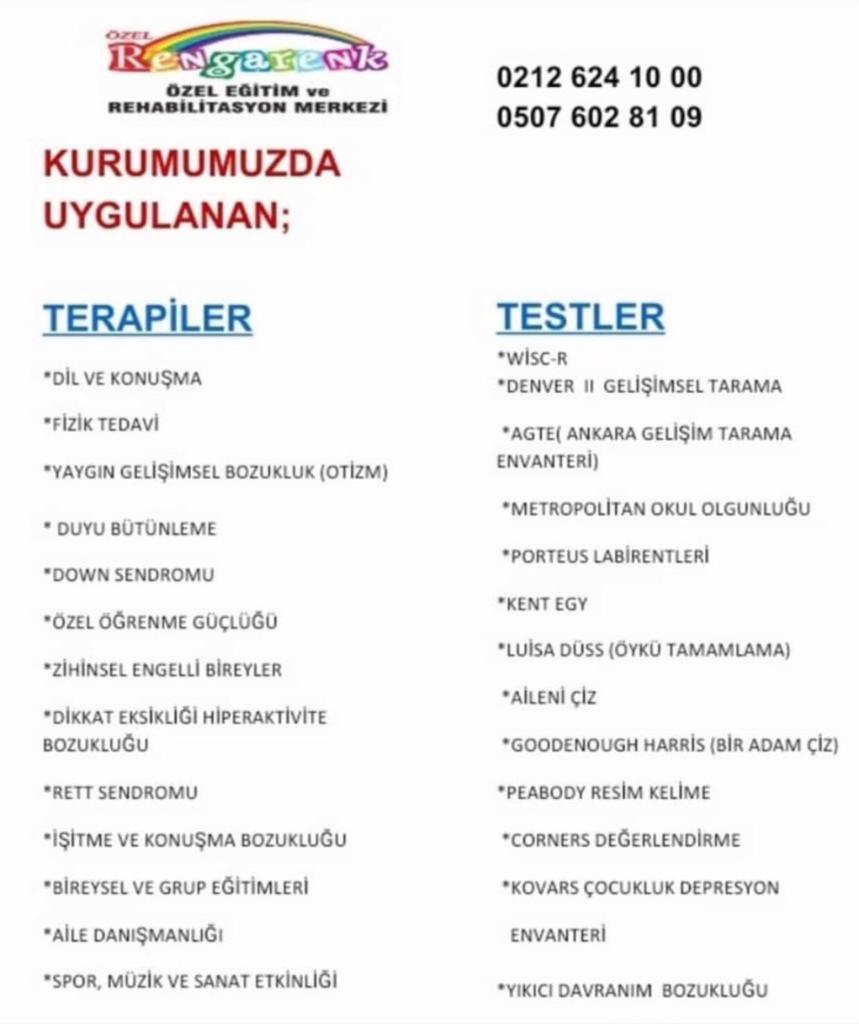 Çocuklarımıza Yönelik Zeka,Gelişim ve Projektif Testler Uygulanmaya Başlanmıştır.